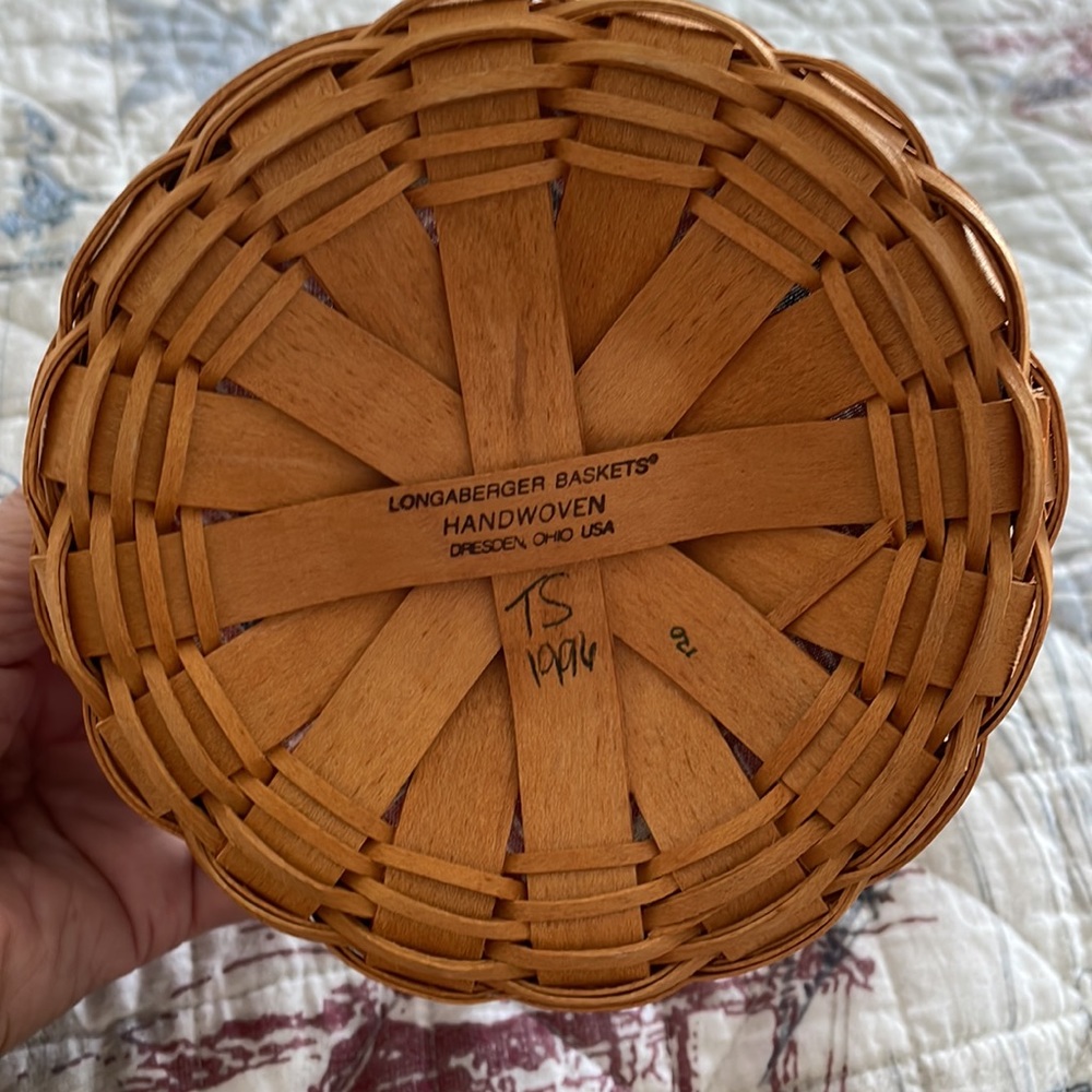 🧺 Longaberger 1997 Inaugural Basket. - Picture 2 of 5